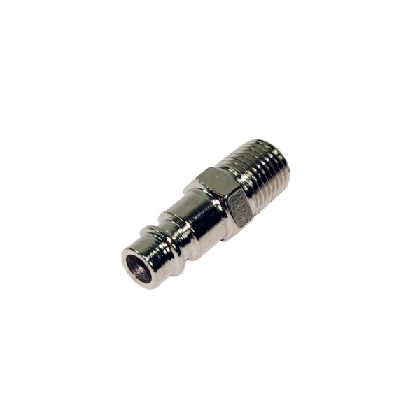 Compressed air plug nipple with 1/4" external thread NW 7.2