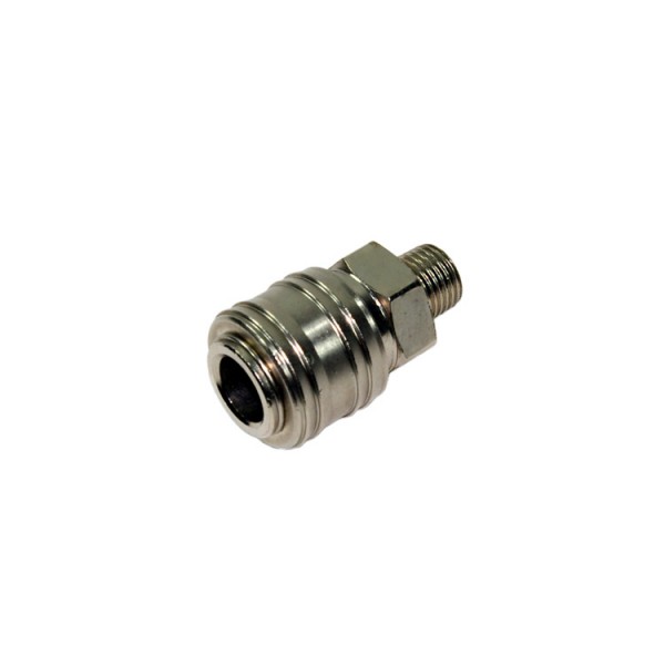 Compressed air coupling with 1/4" external thread NW 7.2